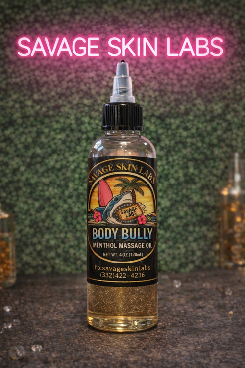 Body bully massage oil menthol