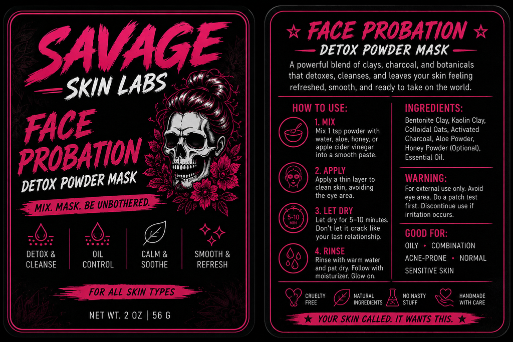 Face probation powder 1oz