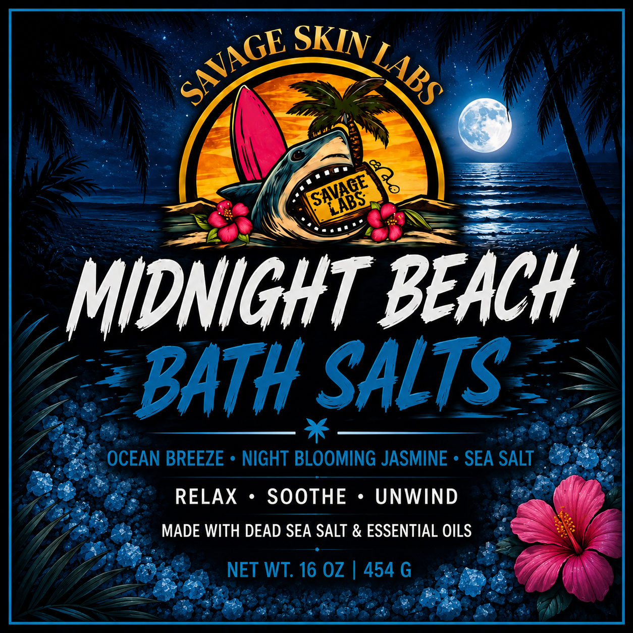 MIDNIGHT BEACH BATH SALTS 🌊🌙