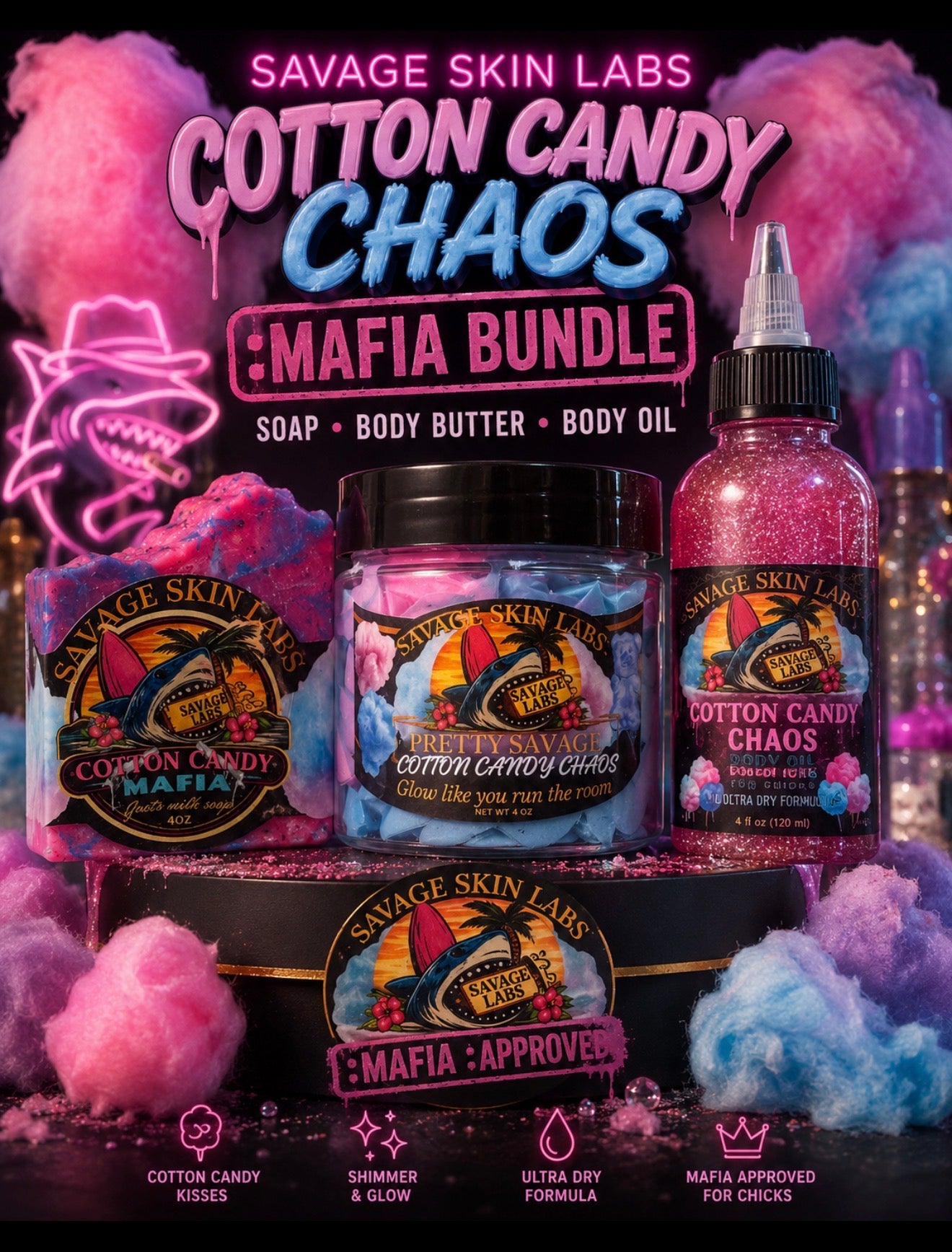Cotton candy chaos mafia bundle