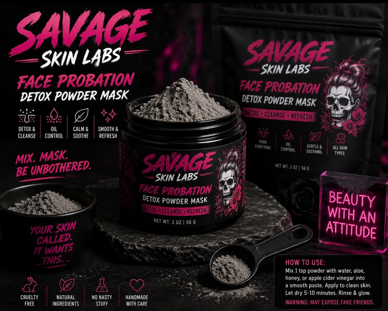 Face probation powder 1oz