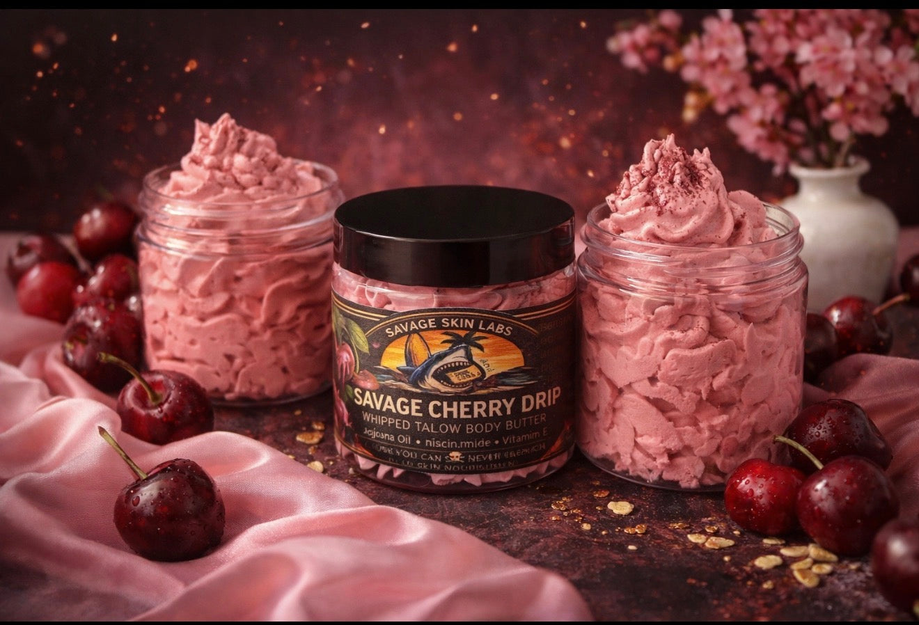 Savage cherry drip whipped tallow